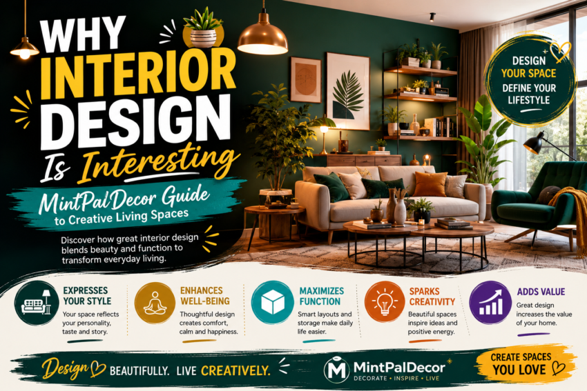 Why Interior Design Is Interesting | MintPalDecor Guide to Creative Living Spaces