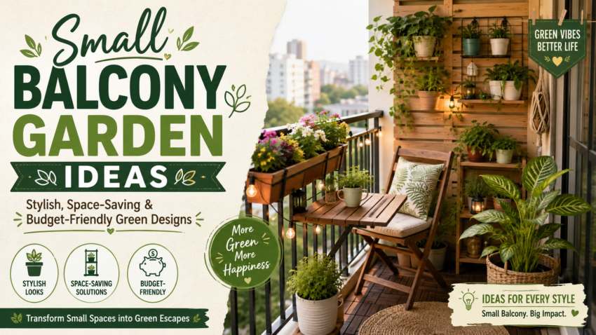 Small Balcony Garden Ideas